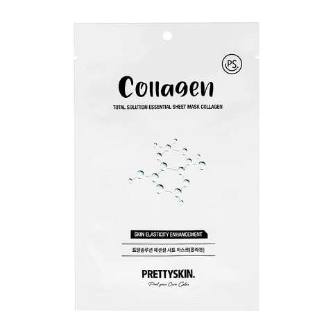 Тканевая маска с коллагеном Prettyskin Total Solution Essential Sheet Mask Collagen, 23мл