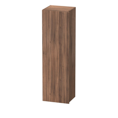 Duravit DuraStyle DS1219L7979 Колонна 1400x400x360mm, 1 дерца, 4 стеклянные полки, петли слева ,цвет орех натуральный 79 фото