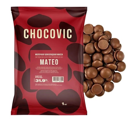 Шоколад молочный Chocovic (Чоковик) 31,9% МАТЕО 1 кг