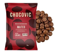 Шоколад молочный Chocovic (Чоковик) 31,9% МАТЕО 1 кг