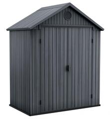 Пластиковый сарай Keter Darwin 6x4 фута серый
