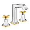 Hansgrohe Metropol Classic 31307090 Смеситель для раковины двухвентильный на 3 отверстия с донным клапаном