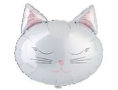 Шар К Фигура, Голова, Котики, двухсторонний, 18