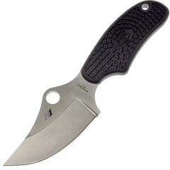 Фото Нож с фиксированным клинком ARK (Always Ready Knife) Spyderco FB35PBK, сталь H1 Satin Plain, рукоять термопластик FRN, чёрный