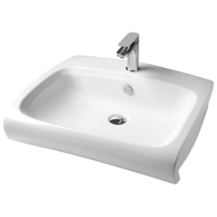 ArtCeram Hi-Line HIL002 01 00BI*1 Раковина накладная/подвесная, 60x50, цвет: белый фото