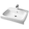 ArtCeram Hi-Line HIL002 01 00BI*1 Раковина накладная/подвесная, 60x50, цвет: белый