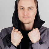 Утеплённая прогулочная лыжная куртка Nordski Premium Sport Grey/Black мужская