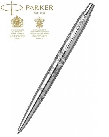 Ручка шариковая Parker Jotter Dragon SE, St. Steel CT (1953170_LE24)