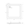 Cezares TRAY-M-A-90-SCR Душевой поддон