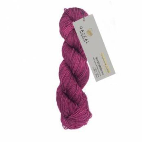 Пряжа Gazzal Wool Star 3825 бойзеновая ягода