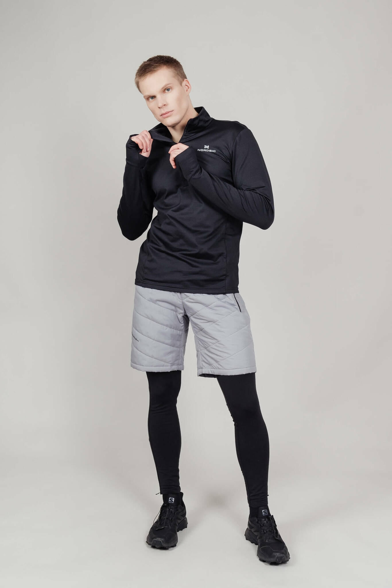Мужской утепленный лонгслив Nordski Warm black - 8