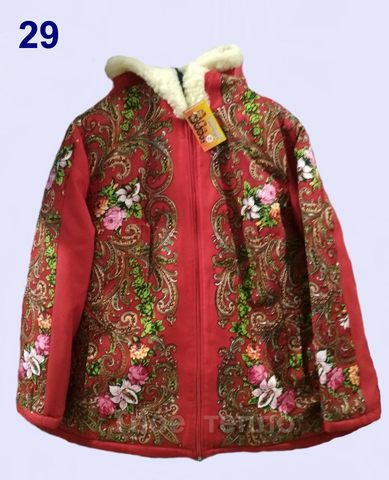 Куртка Матрешка прямого покроя