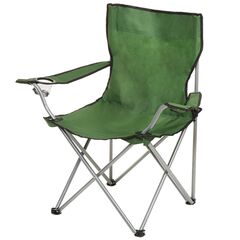 Стул-кресло 52х52х85.5 см, зеленый, с подстаканником, 100 кг, Green Days, YTBC002-4