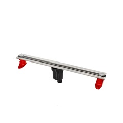 Berges Super Slim 090052 Желоб водосток 600, матовый хром, S-сифон D50/105 H50 вертикальный фото