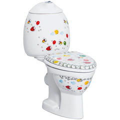 Creavit Cocuk CK310-11CB00E-FF00 Унитаз детский, цвет: белый с декором фото