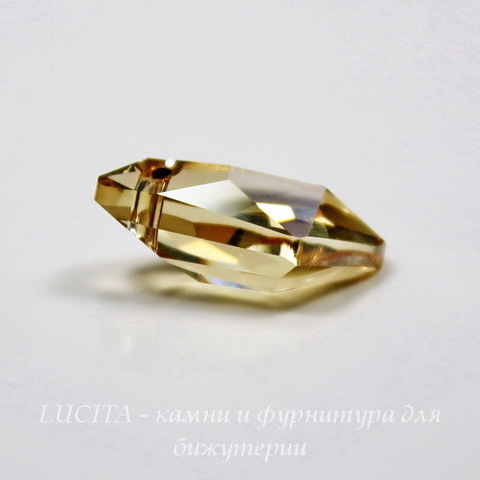 6656 Подвеска Сваровски Galactic Vertical Crystal Golden Shadow (19 мм)