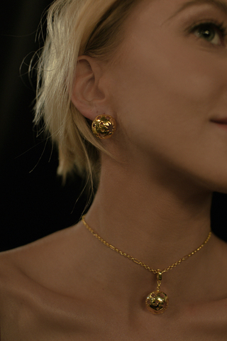 Подвеска Вселенная mini, серебро 925, позолота 18k 2
