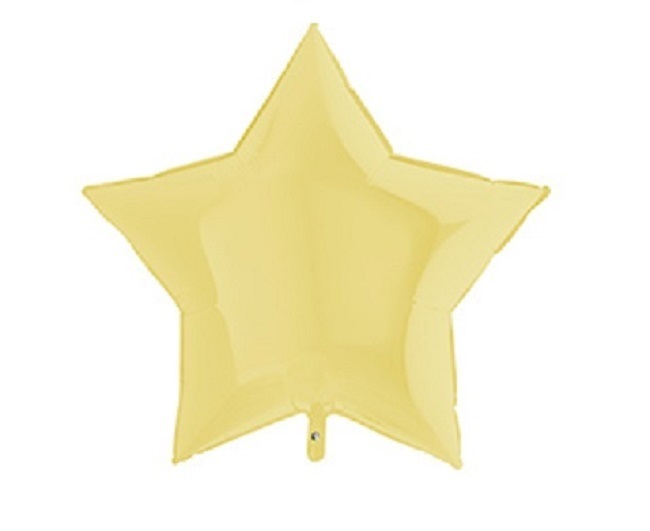 Г 36''/91 см, Звезда, Макарунс, Светло-желтый (Yellow), 1 шт.