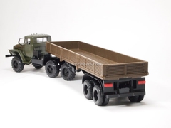 Ural-44202 with semitrailer khaki-brown Elecon 1:43