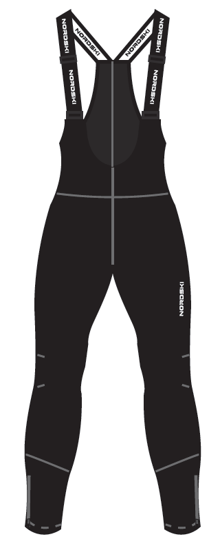 Nordski Active лыжные штаны самосбросы мужские черные - 16