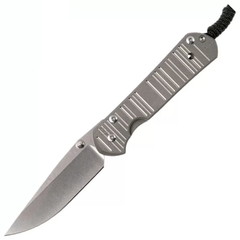 Фото Складной нож Chris Reeve Large Sebenza 21 Think Twice, сталь S35VN, рукоять титановый сплав