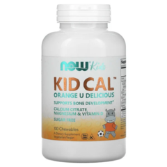 Now Foods, Kid Cal, 100 жевательных таблеток
