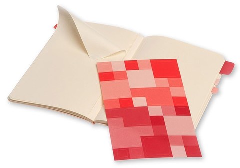 Набор 2 блокнота Moleskine Volant Pocket, цвет красный, без разлиновки