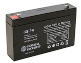 Аккумулятор General Security GS 7-6 ( 6V 7Ah / 6В 7Ач ) - фотография