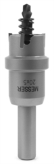 ТСТ коронка MESSER 20X5 с центрирующим сверлом и толкающей пружиной