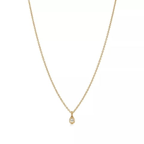 Подвеска из жёлтого золота 18k c бриллиантом 0.07ct,Tiffany 💠 Yard