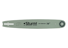 Пильная шина 16" Sturm! Паз 1,5мм, 0,325", 66зв,хвостовик POH (OREGON K095/A095)