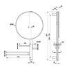 Ideal Standard Alu+ Beauty Bar L BD587SI Комплект аксессуаров