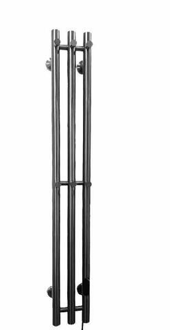 Полотенцесушитель электрический Rein Trio Classic-Graphite 1200*150 мм