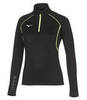 Беговая рубашка женская Mizuno Premium Jpn Warmer черная - 1