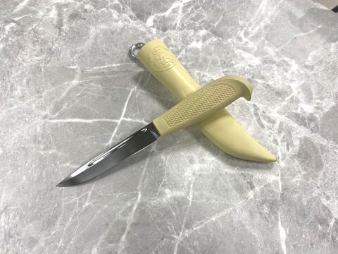 Нож Финка 108, Bohler N690, резинопластик (цвет бежевый)