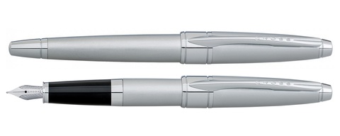 Ручка перьевая Cross Apogee, Brushed Chrome CT, F (AT0126-18FS)