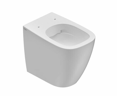 Globo Genesis GN001BI Унитаз безободковый (с открытым смывным краем), тип установки-приставной, ширина, мм-360, глубина, мм-550, высота, мм-430, сиденье-необходимо заказать, крепления в комплекте, цвет-белый