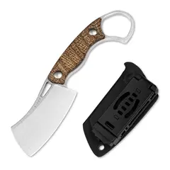 Фото Нож Kizer Mini Rhino, сталь AEB-L, рукоять микарта, коричневый