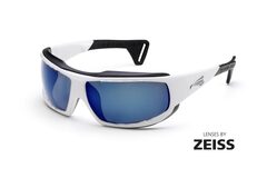 Спортивные очки LiP Typhoon / Gloss White - Black / Zeiss / PA Polarized / Gun Blue Lens