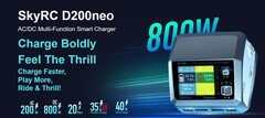 Зарядное устройство SkyRC D200 neo (20A, двухканальное, AC - 200Вт, DC - 2х400Вт) LiPo 6S