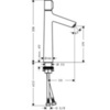 Hansgrohe Talis Select S 72045000 Смеситель для раковины нажимной