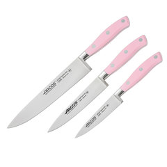 Набор из 3 кухонный ножей ARCOS Riviera Rose и подставки арт. 7940 RIVIERA ROSE