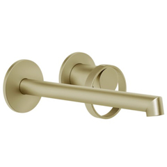 Gessi Anello 63383#727 Смеситель настенный, излив 194-214 мм, цвет Brushed Brass PVD(без внутренней части) фото