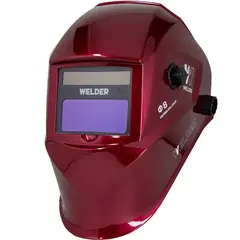 Маска сварочная WELDER ULTRA Ф8 Хамелеон 100x50 мм, DIN 4/9-13 (Внеш. регул), Красный Бургунди, в па WDU-Ф8-П-Бургунди