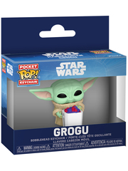 Брелок Funko Pocket POP! Star Wars M&G: Grogu with Snack