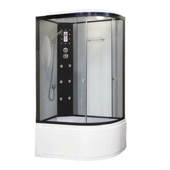 Душевая кабина Niagara Ultra NG-1910-01L (120х80х220) высокий поддон(48см),черный,стекло тонированное