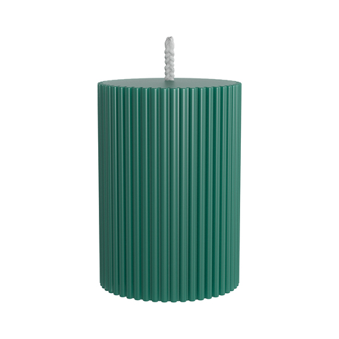 Декоративная свеча 7х10см SCANDYLAB Empire Dark green SL-ES05