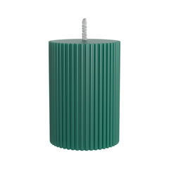 Декоративная свеча 7х10см SCANDYLAB Empire Dark green SL-ES05