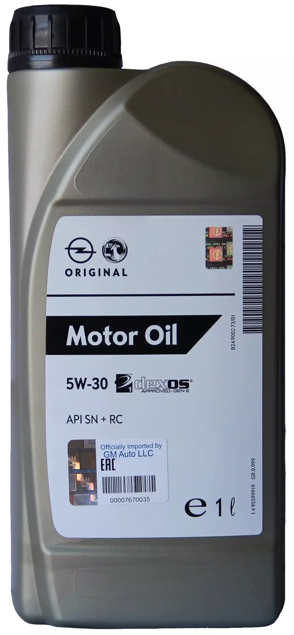Масло моторное GM Dexos 1 5W-30 1 л
