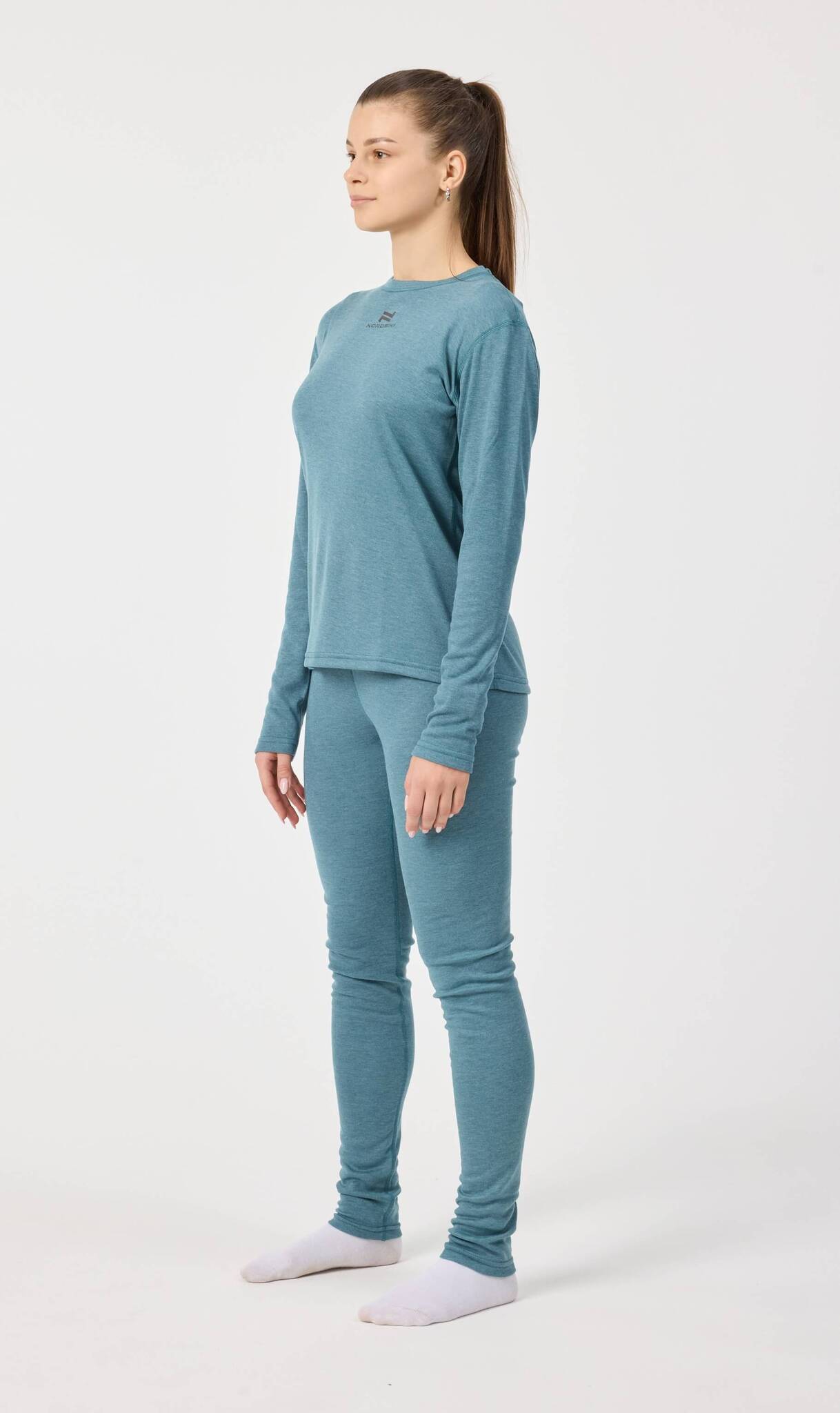 Женский комплект термобелья Nordski Soft green - 2